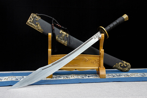 56181 渊寒传统牛尾刀（武术刀）-高性能不锈钢